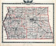Morgan County Map, Scott County Map, Illinois State Atlas 1876
